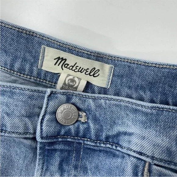 Madewell Emmett Wide Leg Crop Jeans Womens Size 31 High Rise - Picture 2 of 6